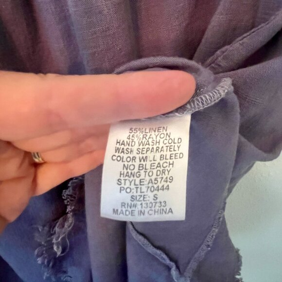 Umgee Linen Casual Dress - Picture 10 of 11